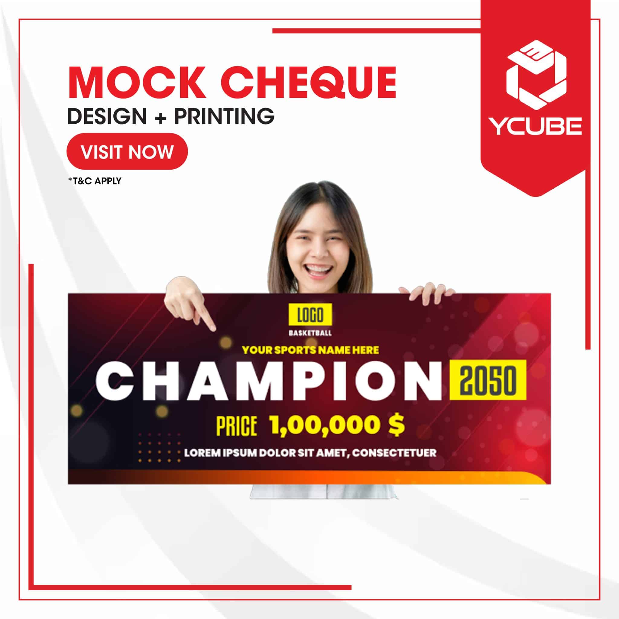 Professional Mock Cheque in Johor